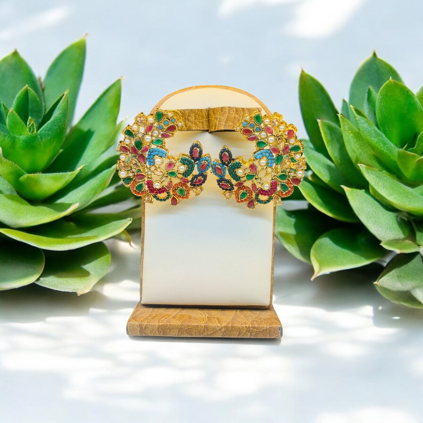 Navratan Earrings