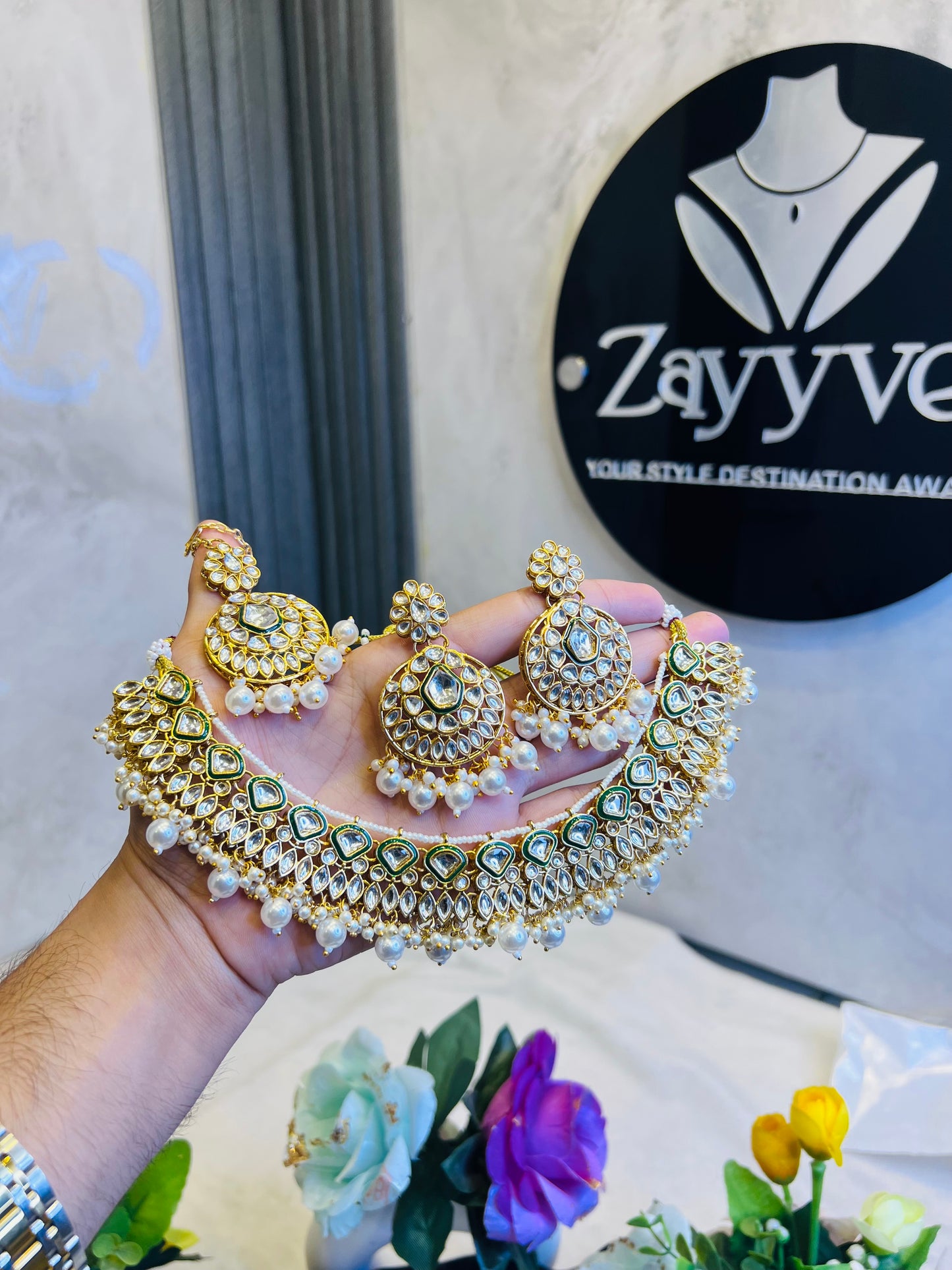 Kundan Necklace Set