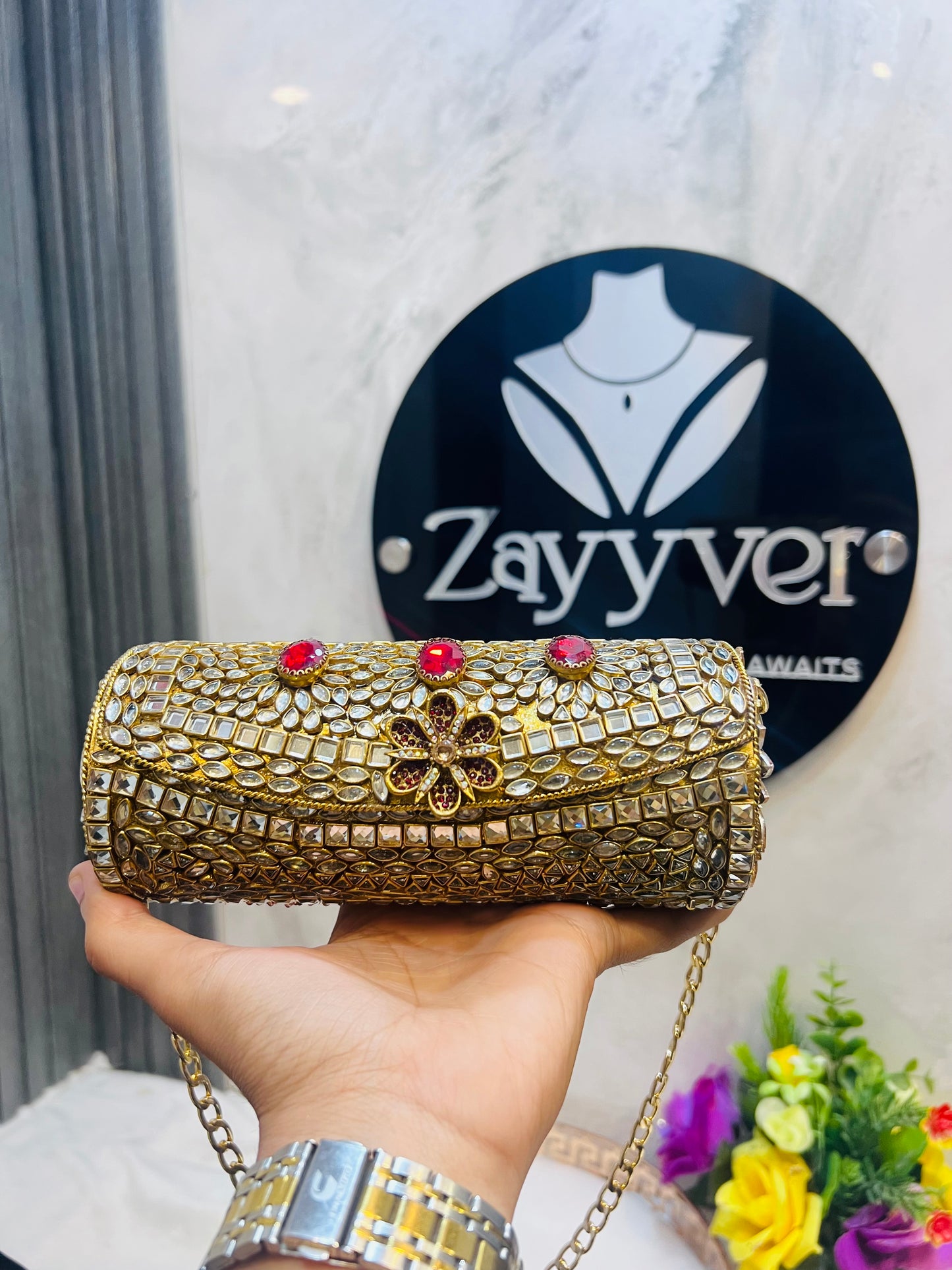 Kundan Mini Clutch