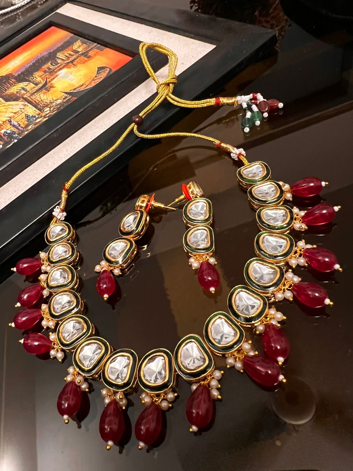Kundan Necklace Set