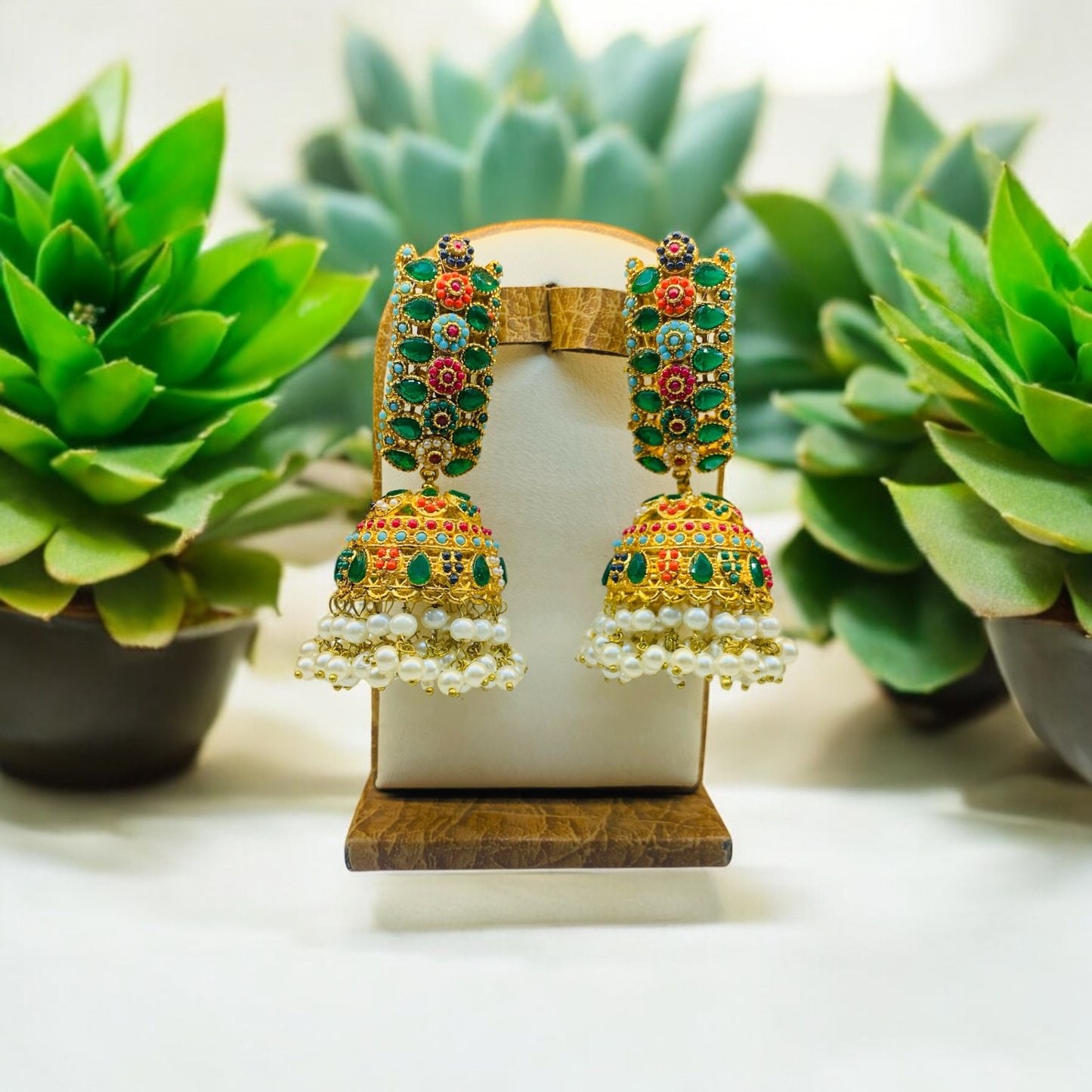 Navratan Earrings