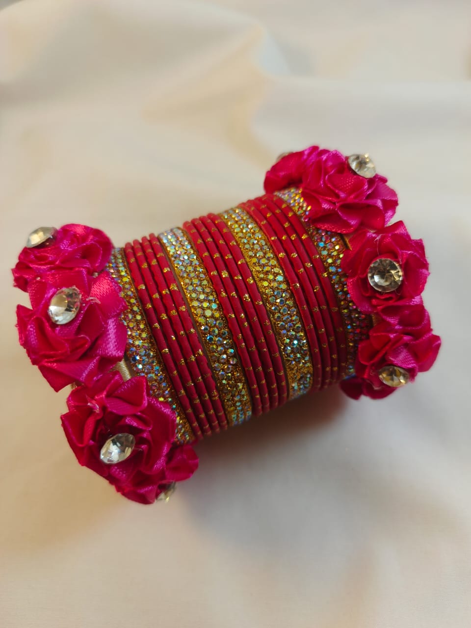 Flower Metal Bangles