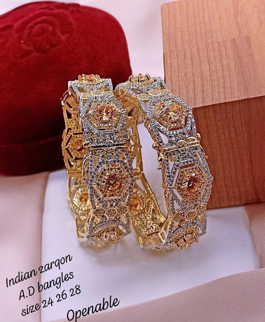 Openable Zircon Bangles