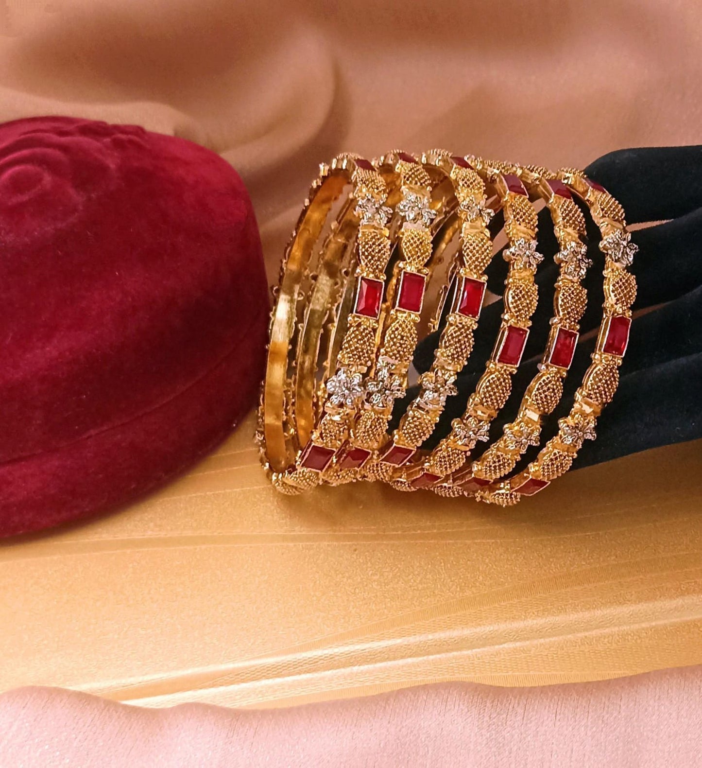 Gold plated Bangles