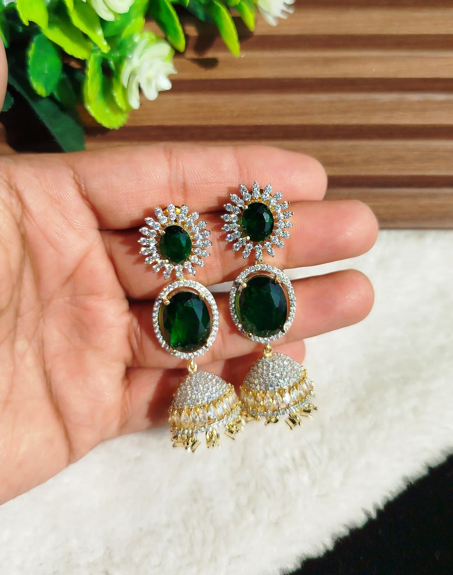 Zircon Jhumki
