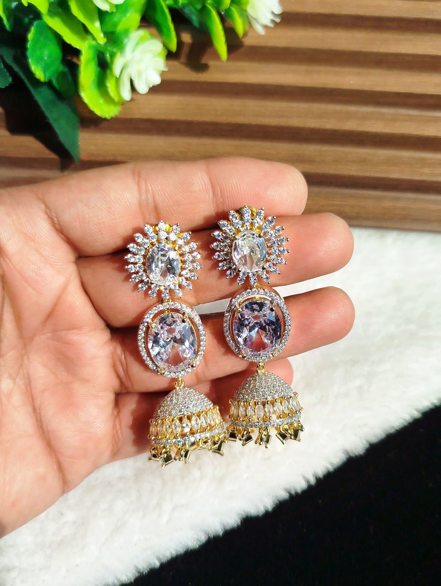Zircon Jhumki