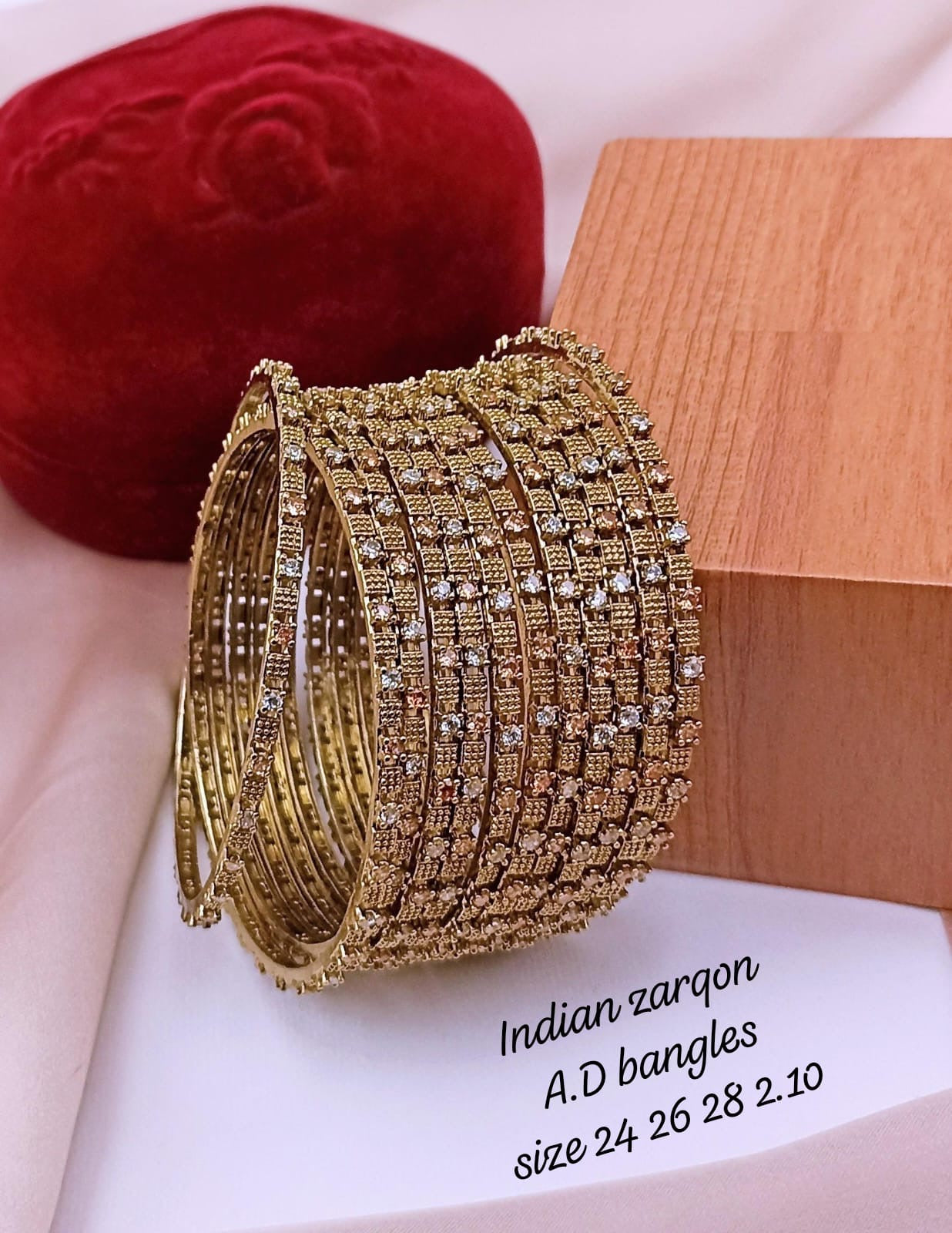 12 pc Zircon Bangles