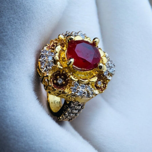 Gold plated ring