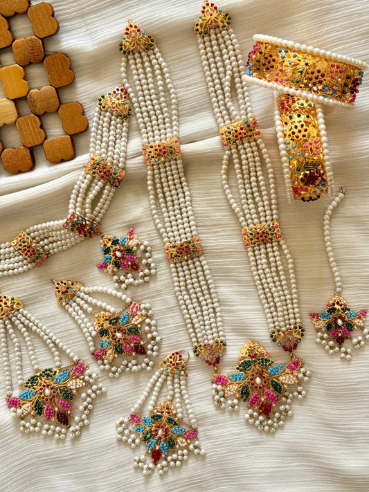Navratan Bridal Set