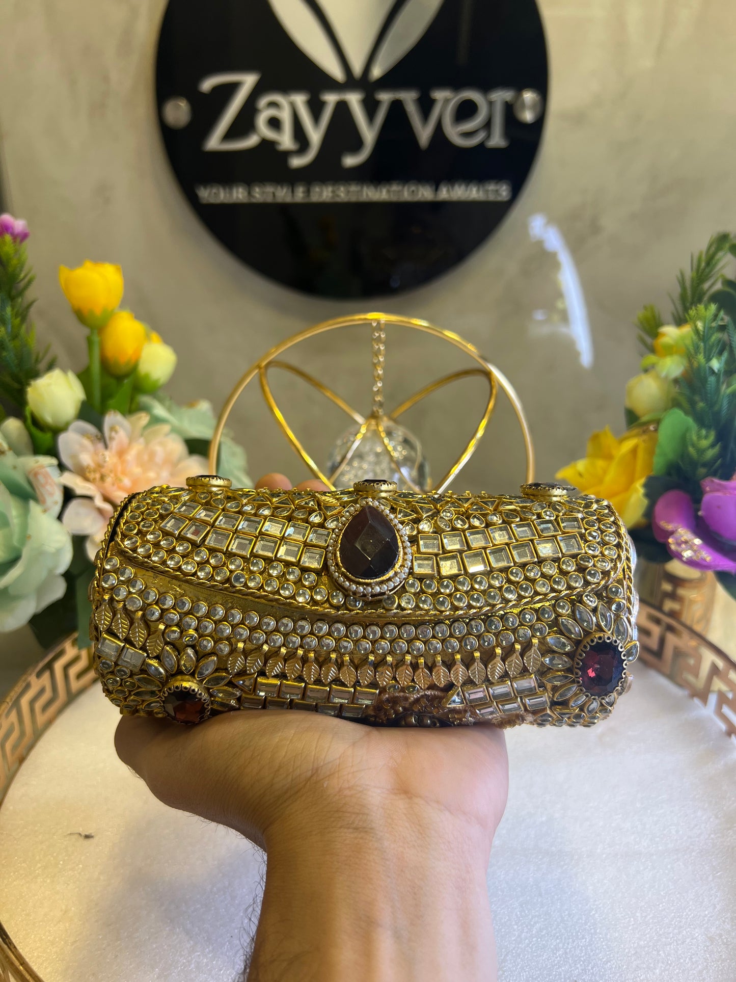 Kundan Mini Clutch