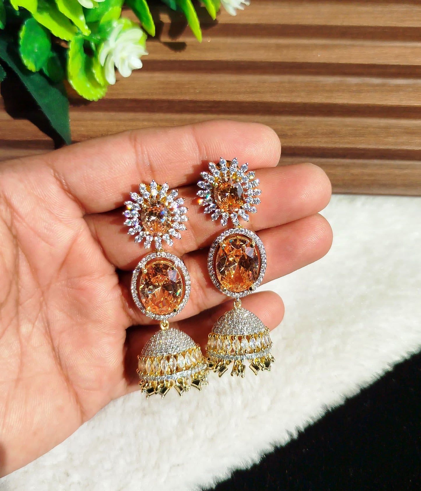 Zircon Jhumki