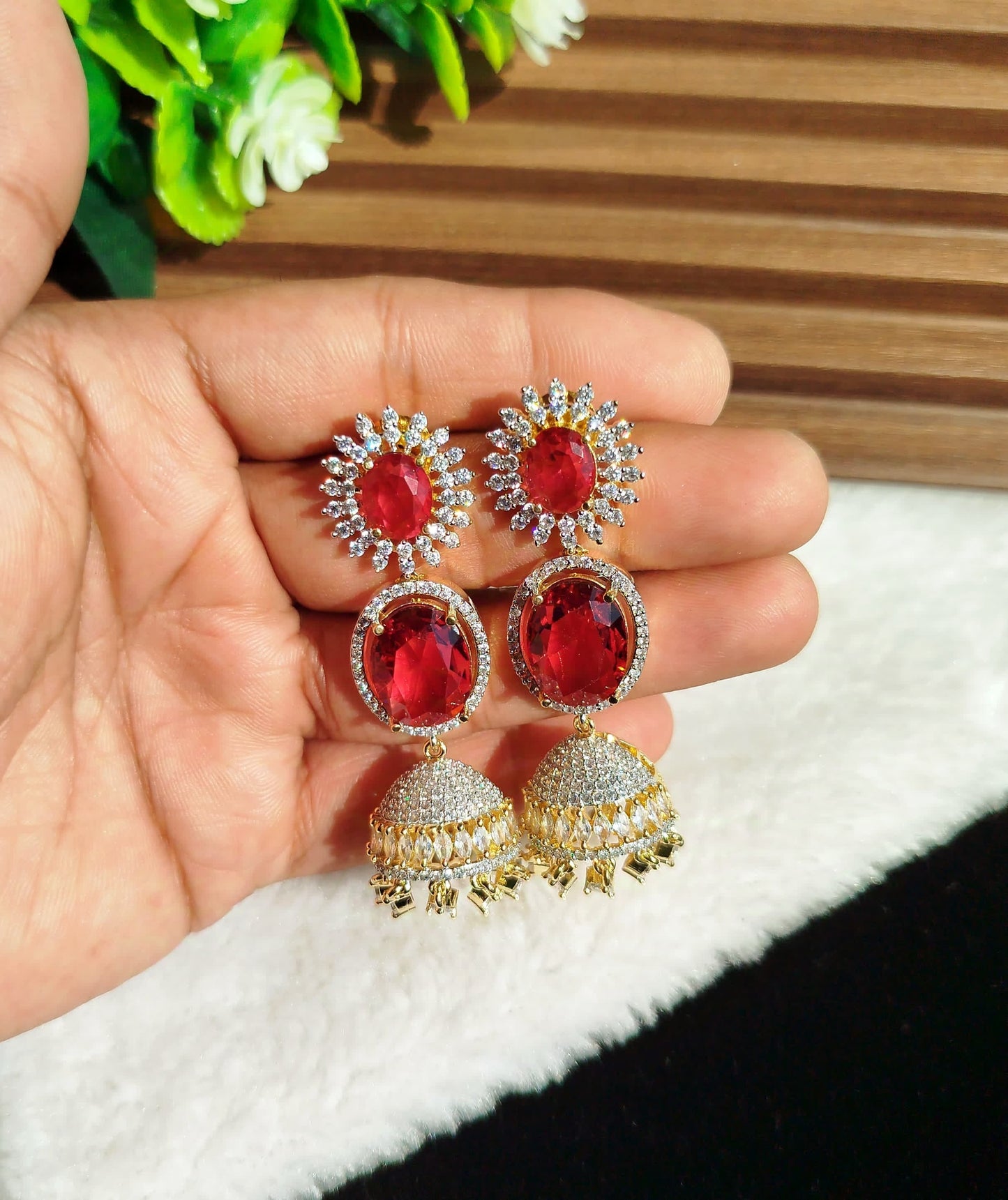 Zircon Jhumki