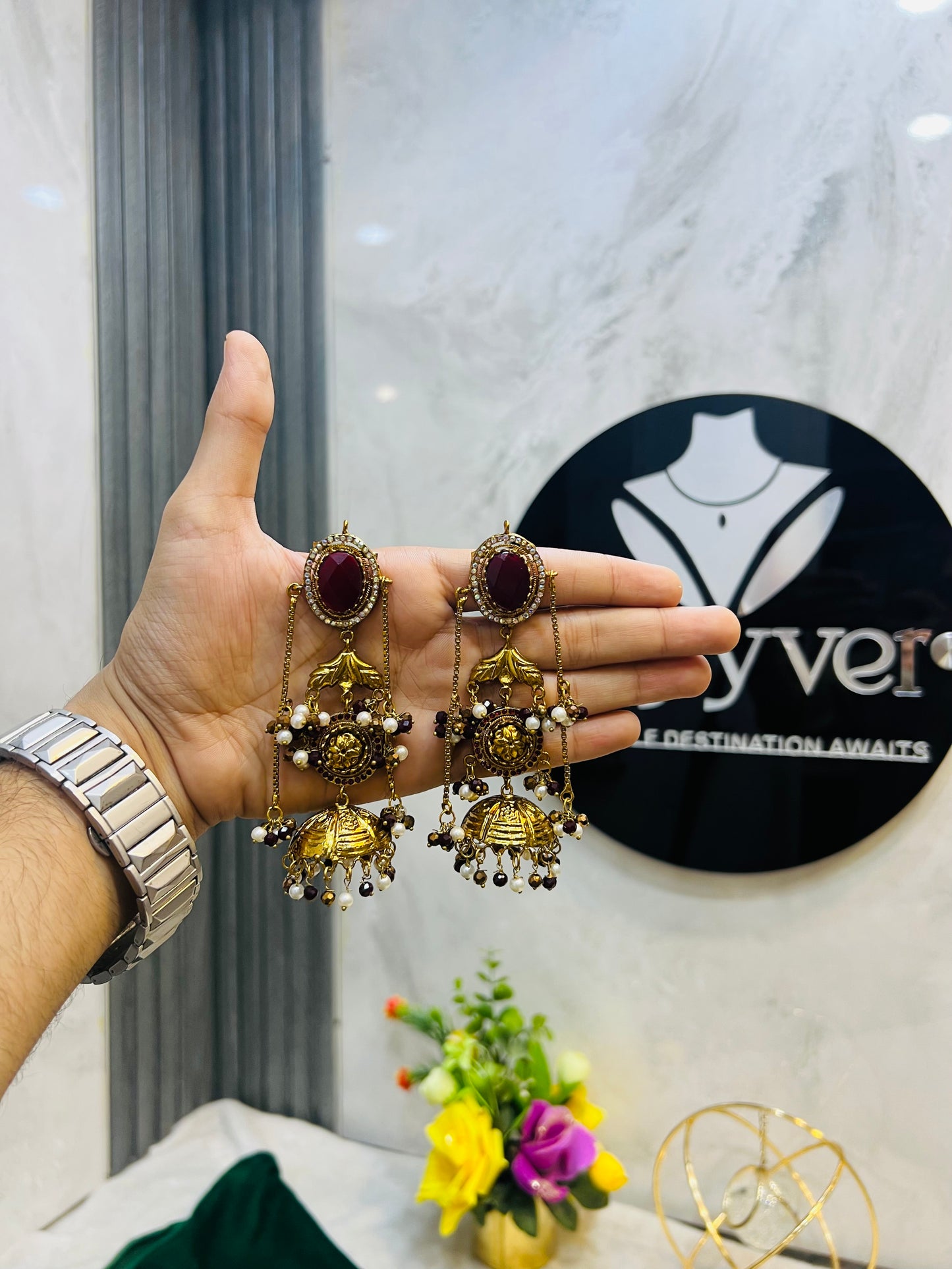 Turkish + Kashmiri Earrings