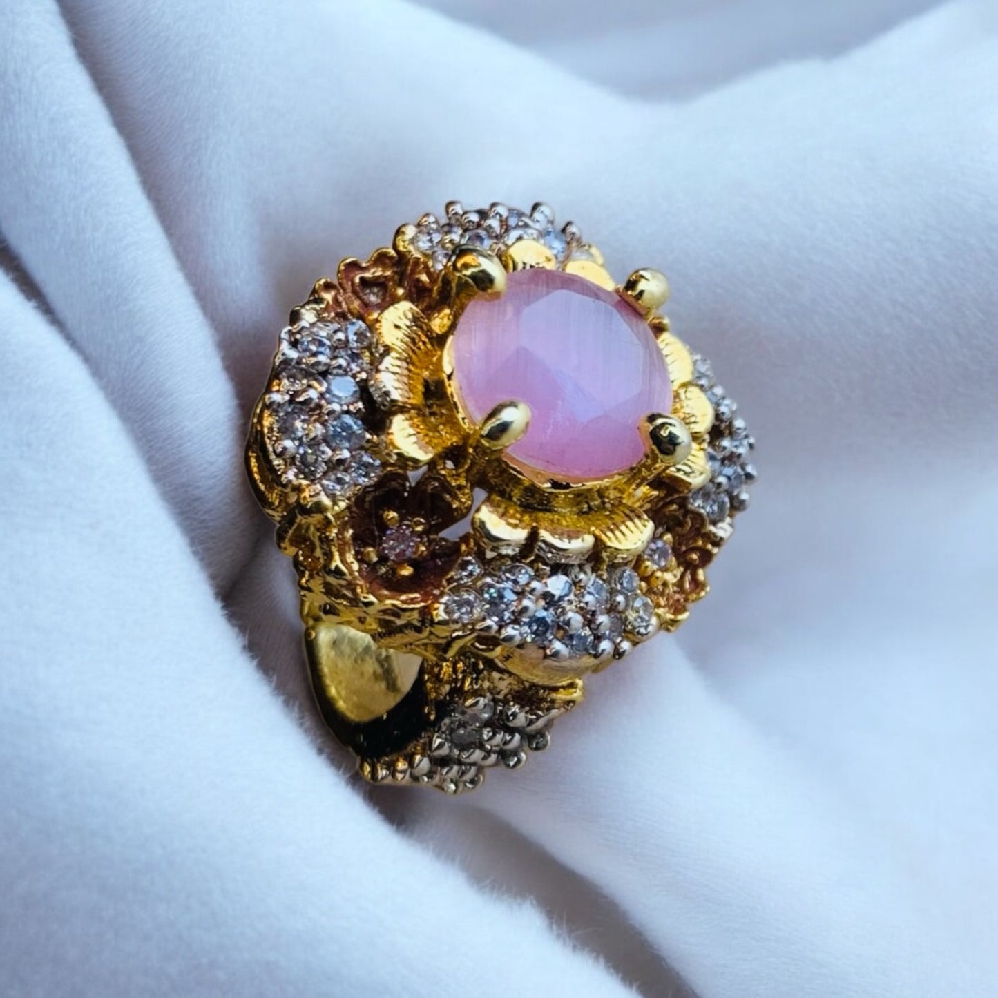 Gold plated ring
