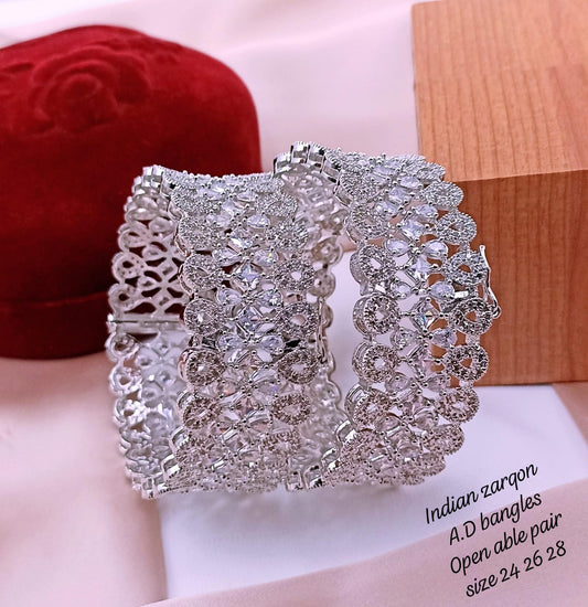 Openable Zircon Bangles