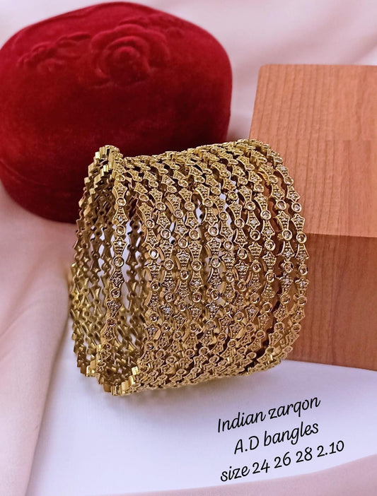 12 pc Zircon Bangles