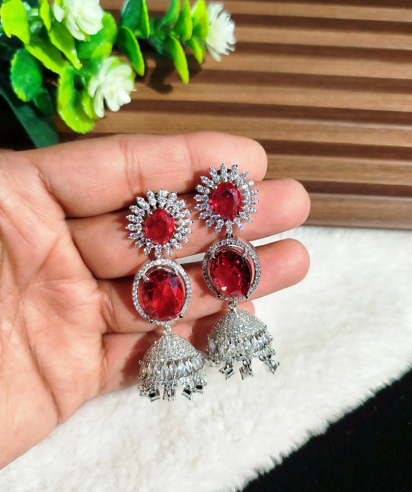 Zircon Jhumki
