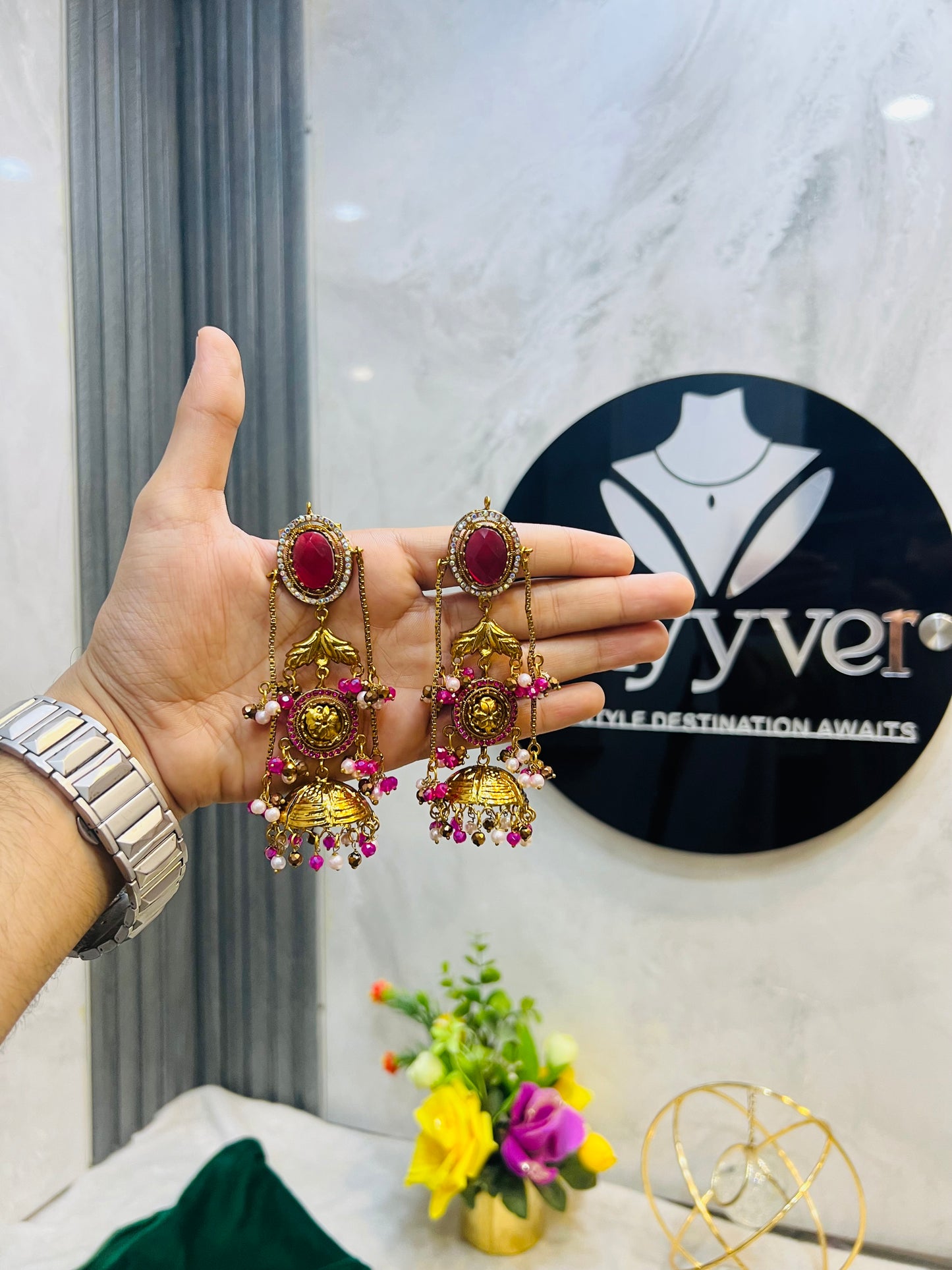 Turkish + Kashmiri Earrings