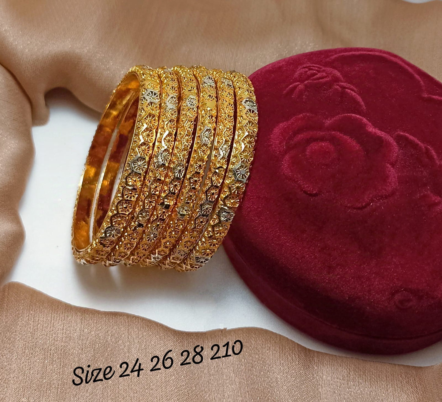 Gold Plated Bangles