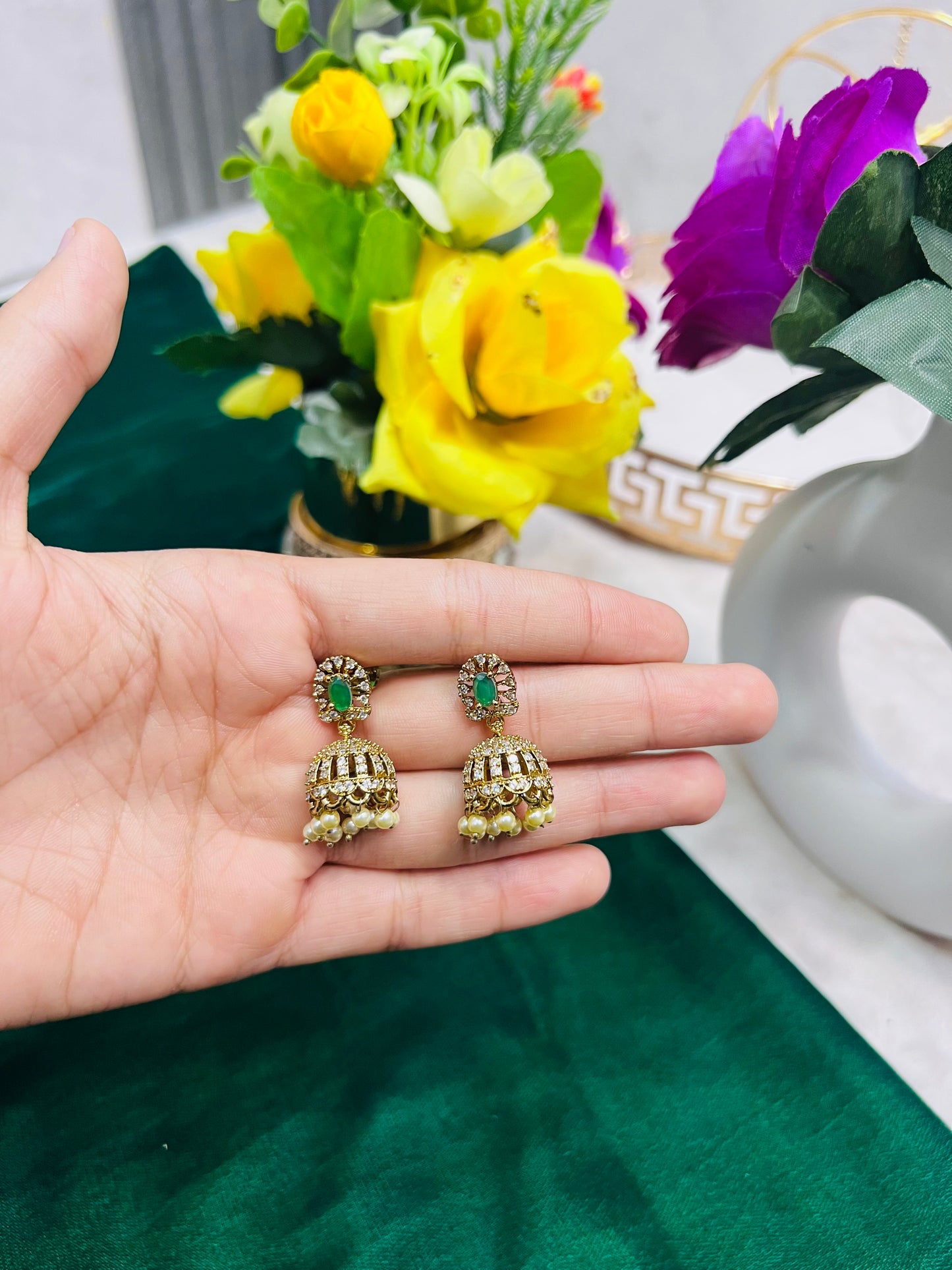 Indian zircon Jhumki