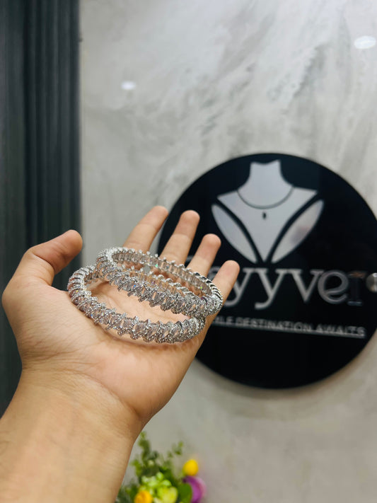 2 pieces Zircon Bangles
