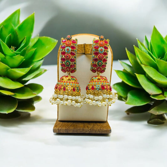 Navratan Earrings