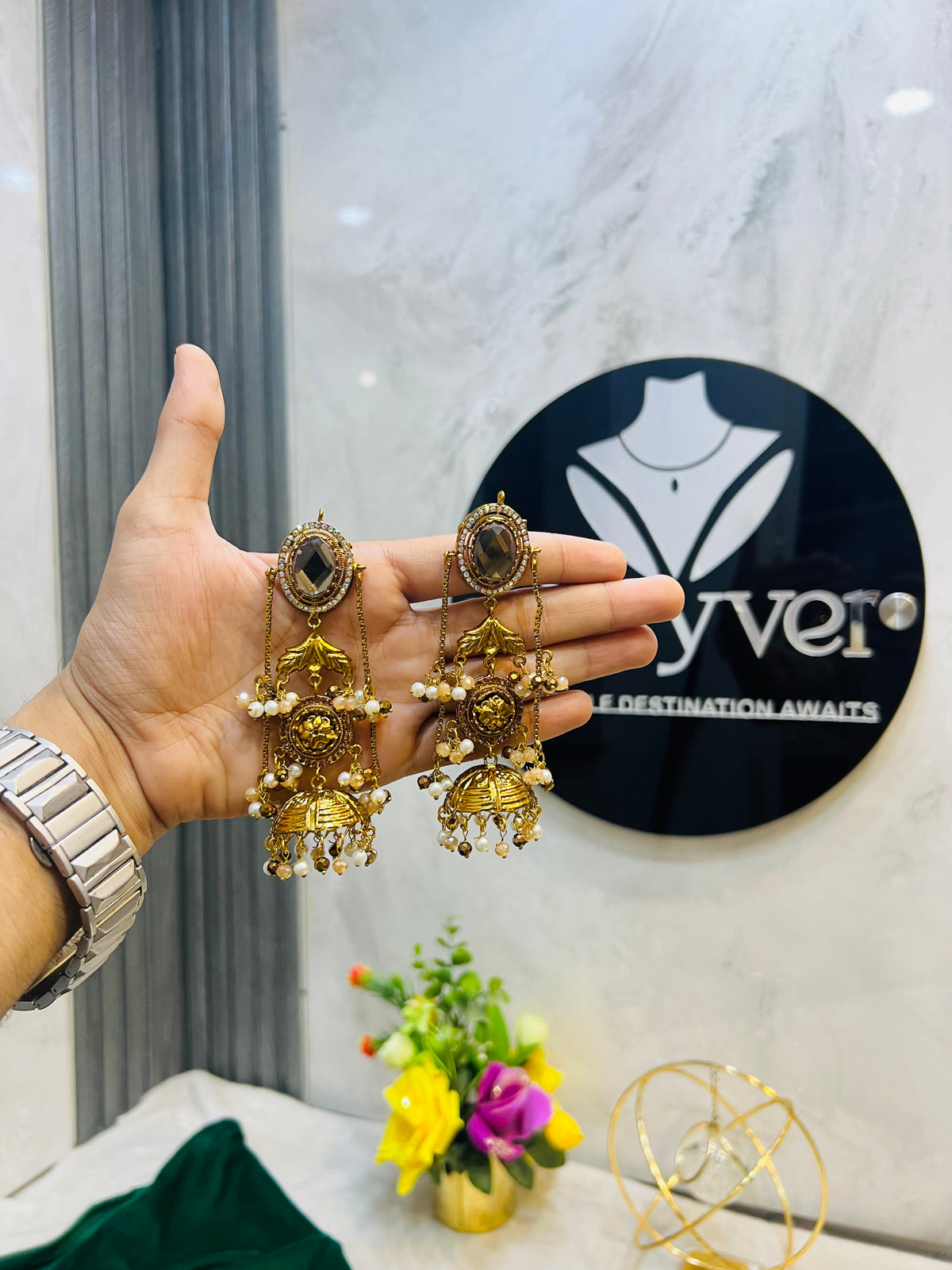 Turkish + Kashmiri Earrings
