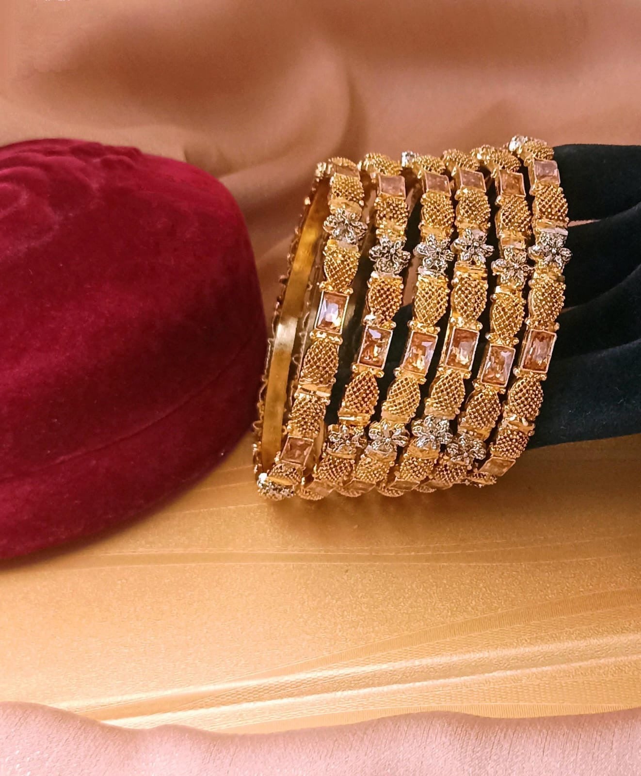 Gold plated Bangles