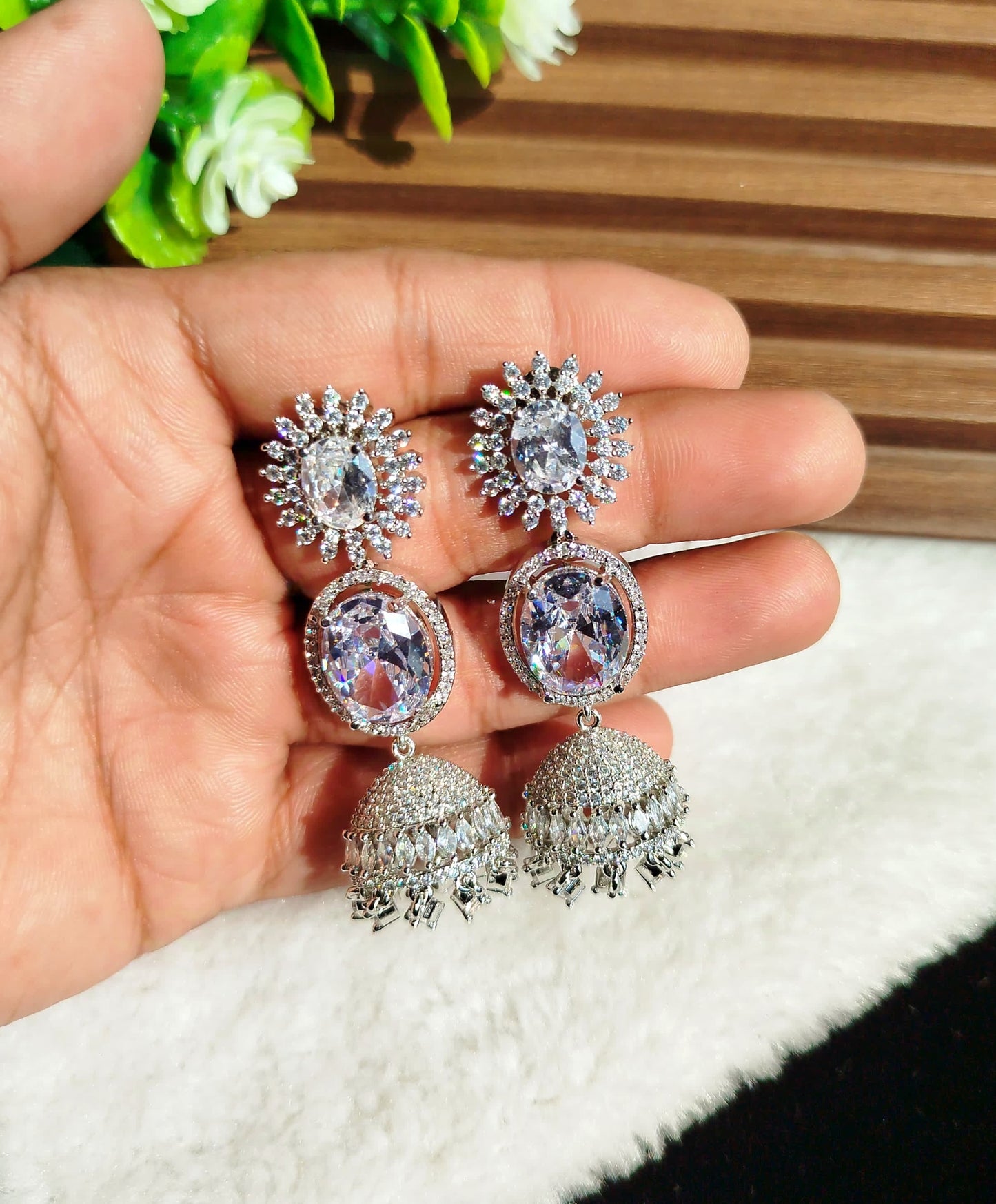 Zircon Jhumki