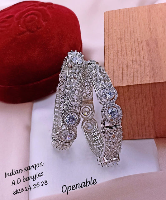 Openable Zircon Bangles