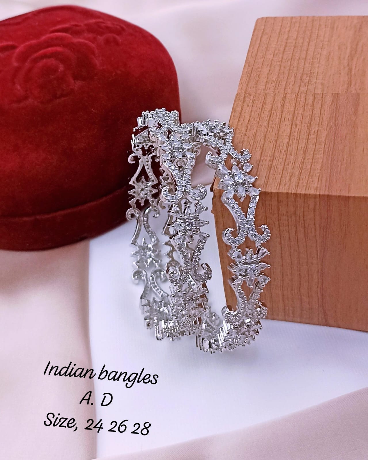 Openable Zircon Bangles