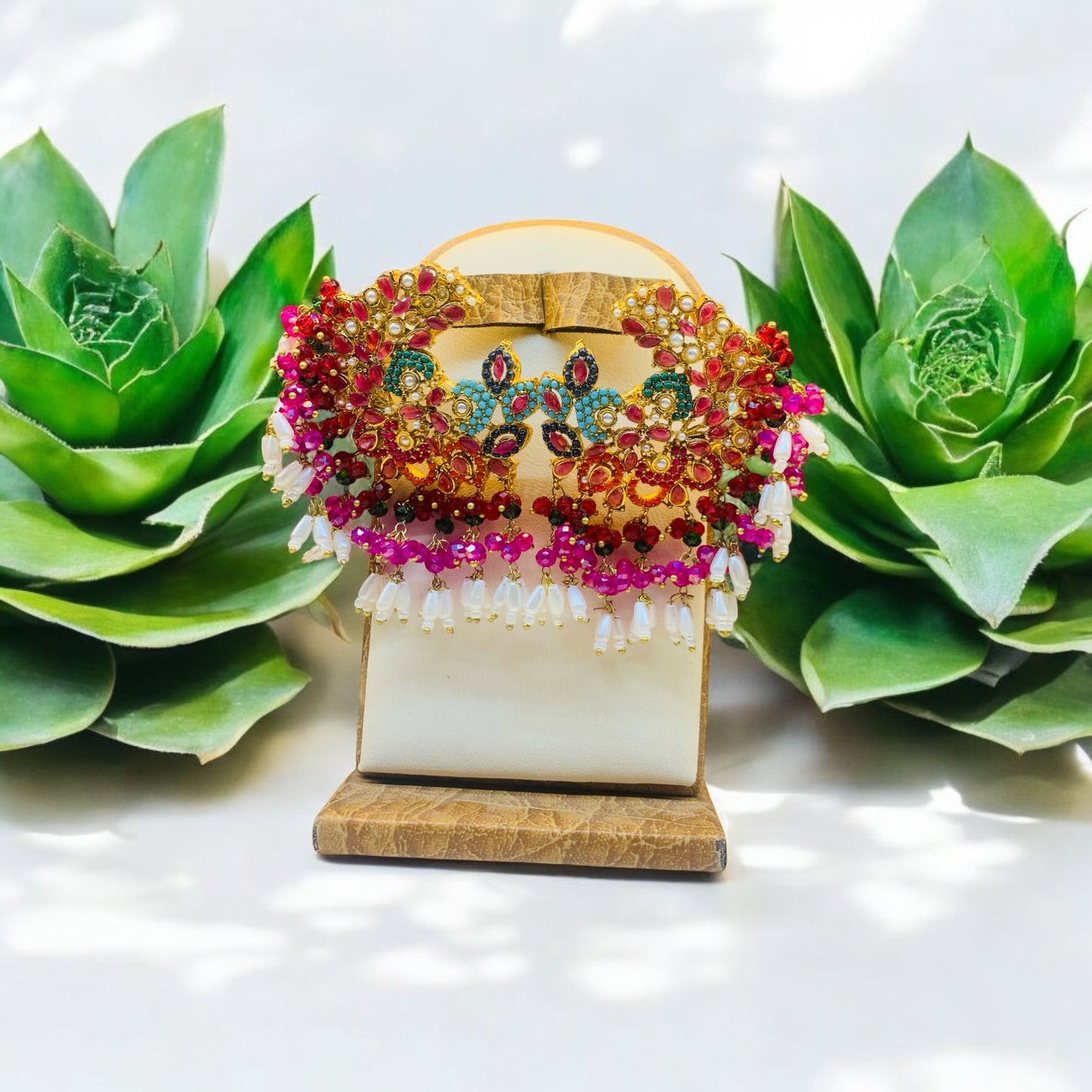Navratan Earrings