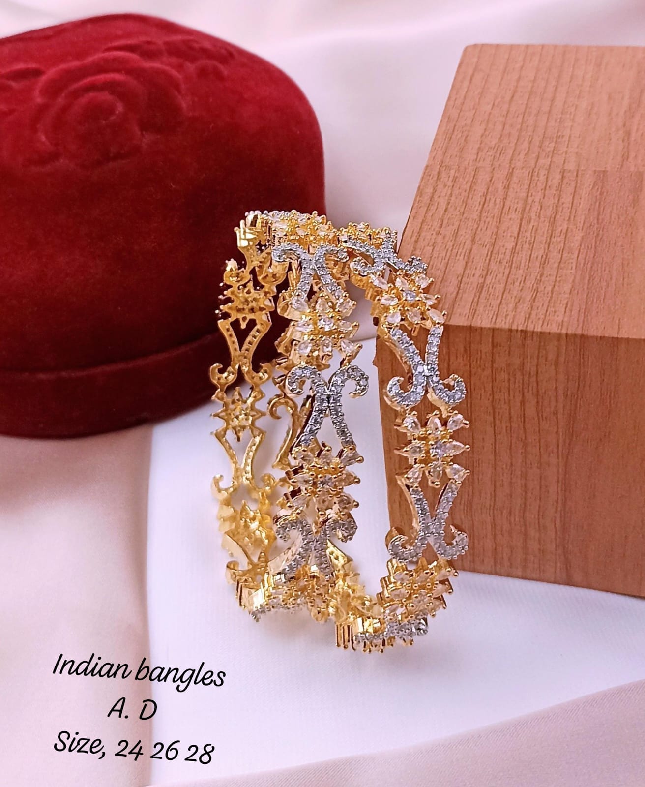 Openable Zircon Bangles