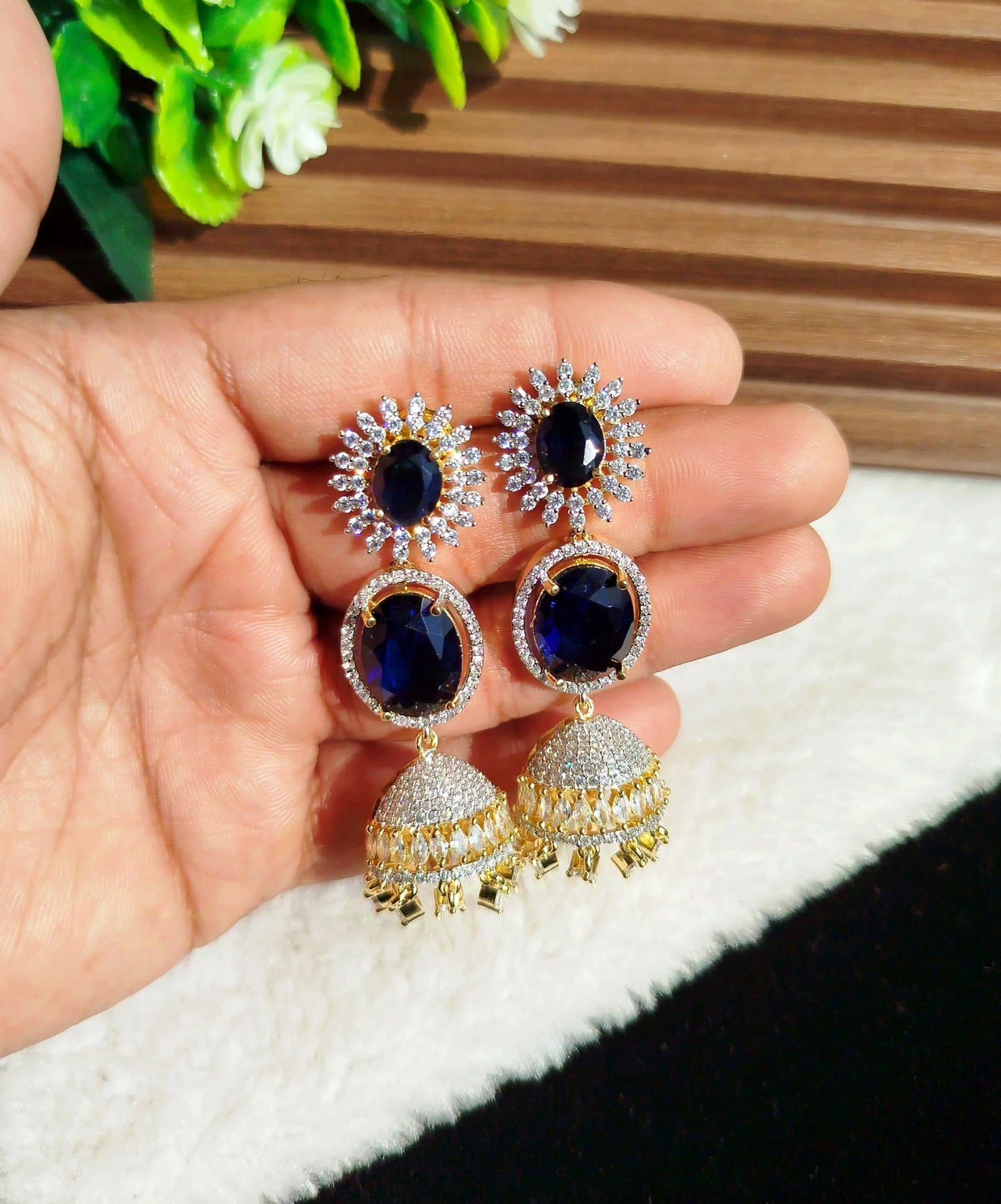 Zircon Jhumki