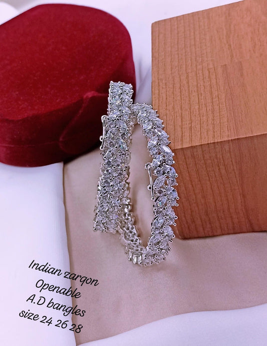 Openable Zircon Bangles