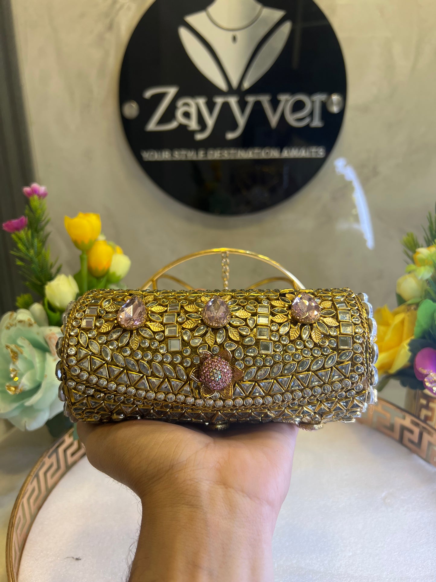 Kundan Mini Clutch