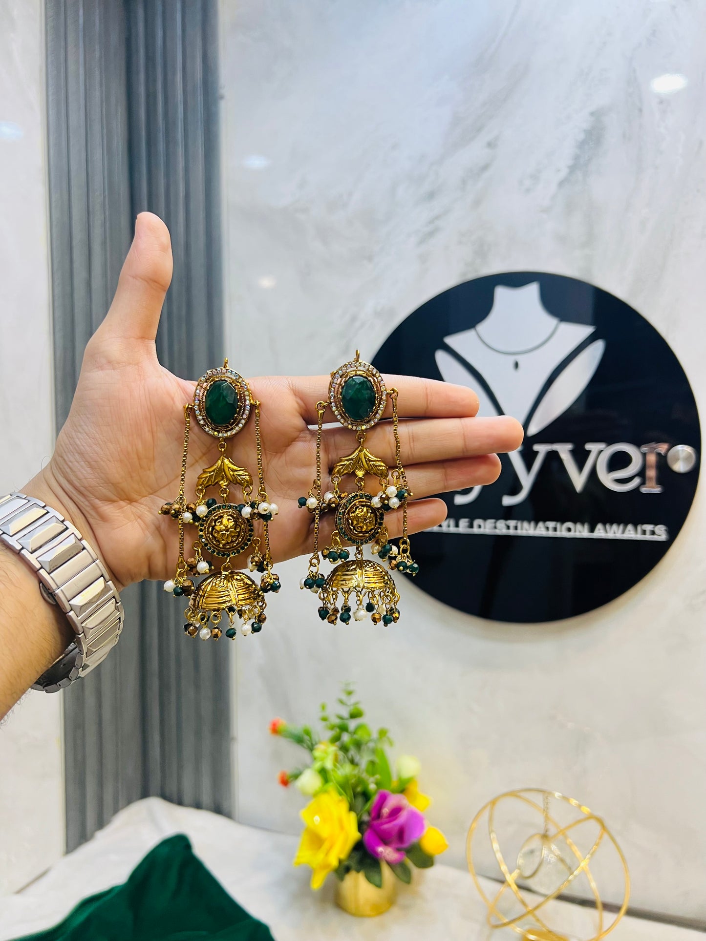 Turkish + Kashmiri Earrings