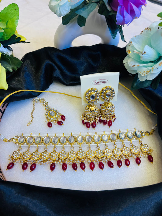 Kundan Chukar Set