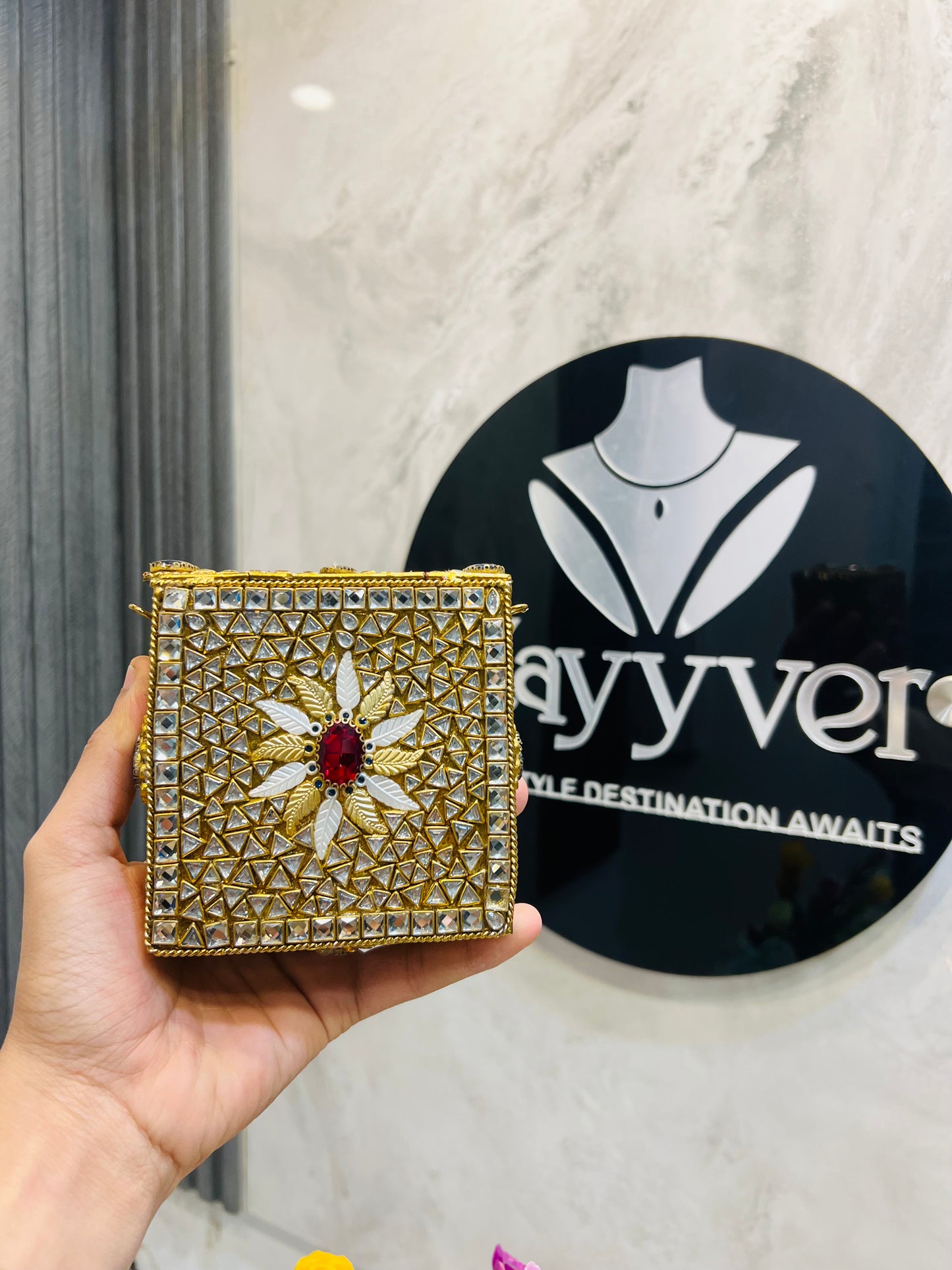 Kundan Mini Clutch