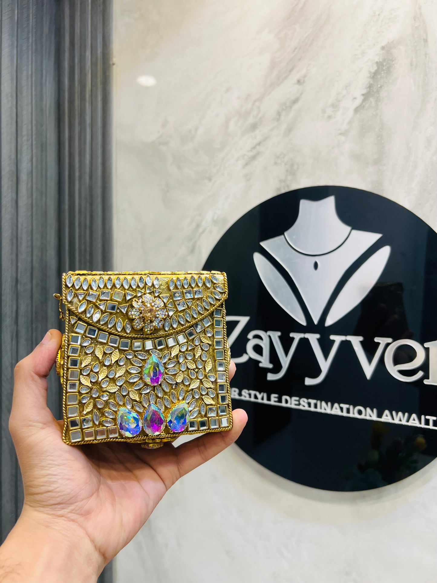 Kundan Mini Clutch