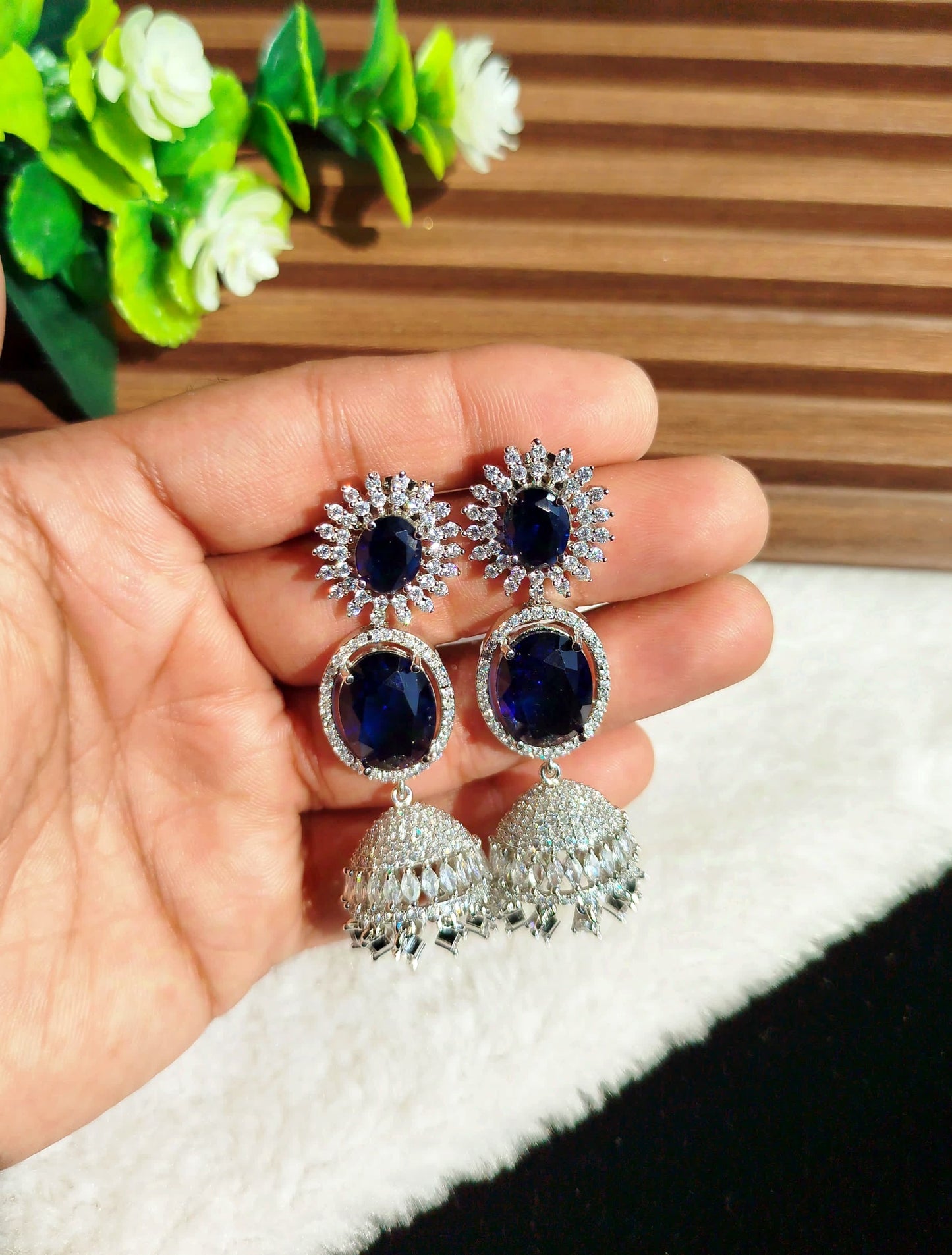Zircon Jhumki