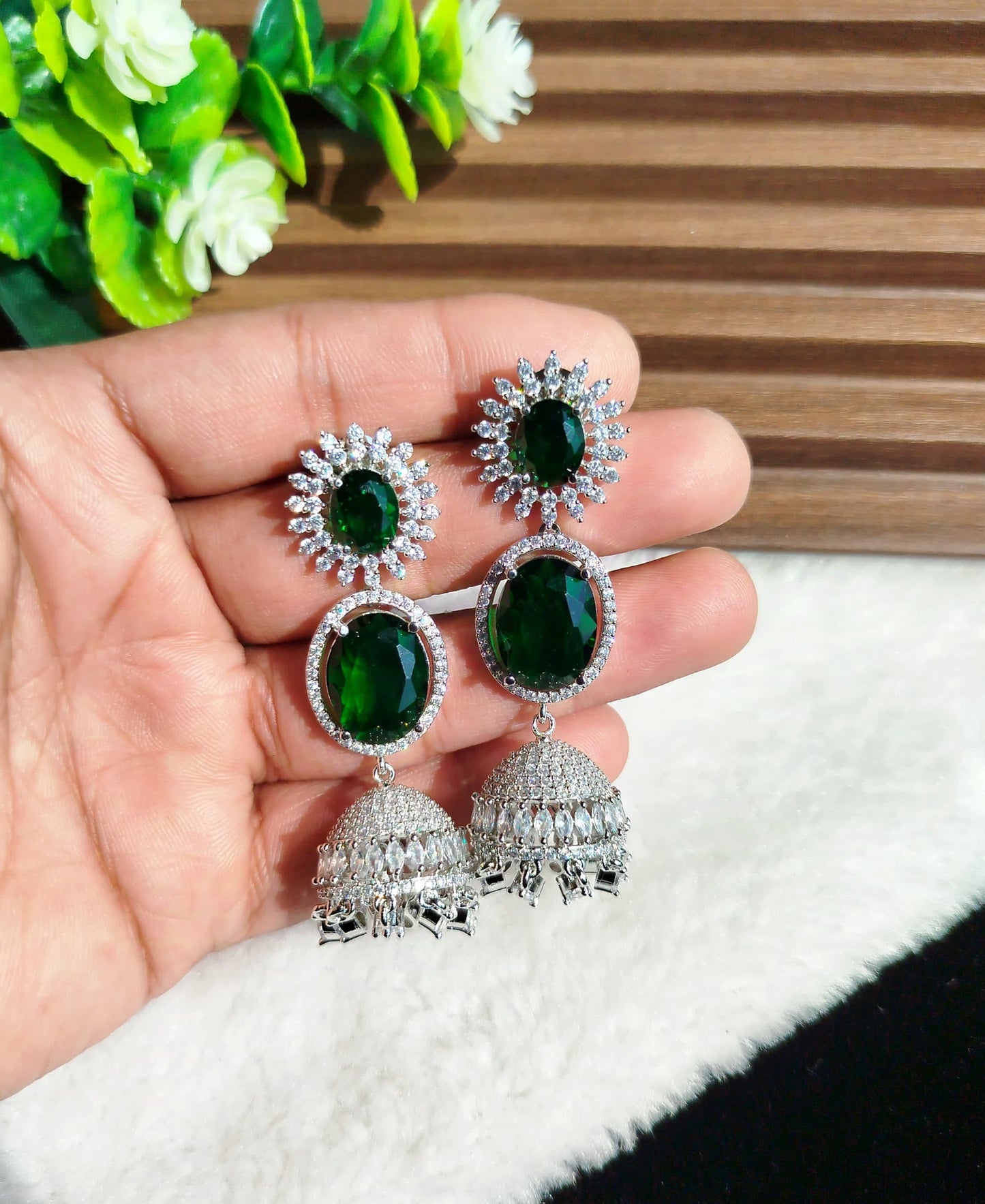 Zircon Jhumki