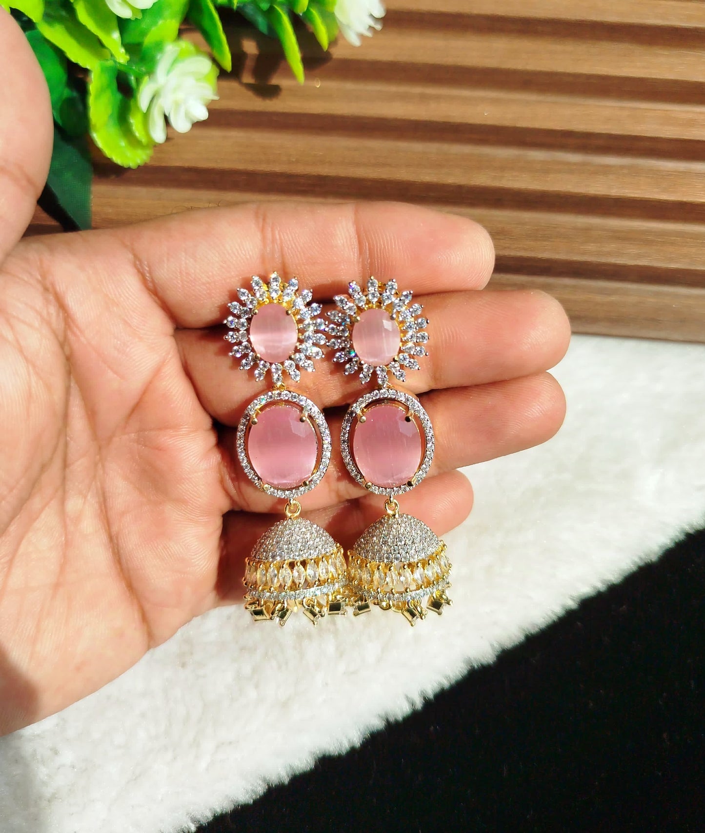 Zircon Jhumki