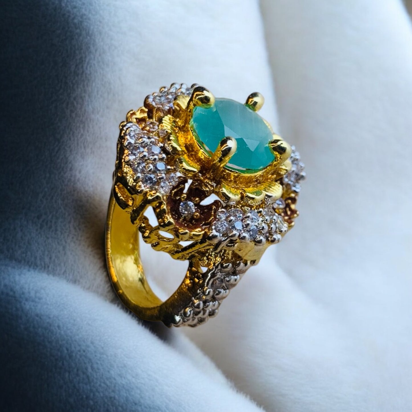 Gold plated ring