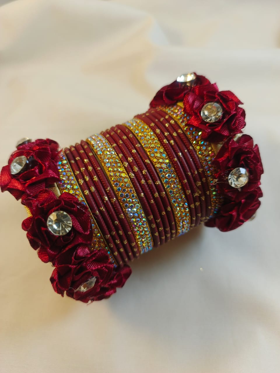 Flower Metal Bangles