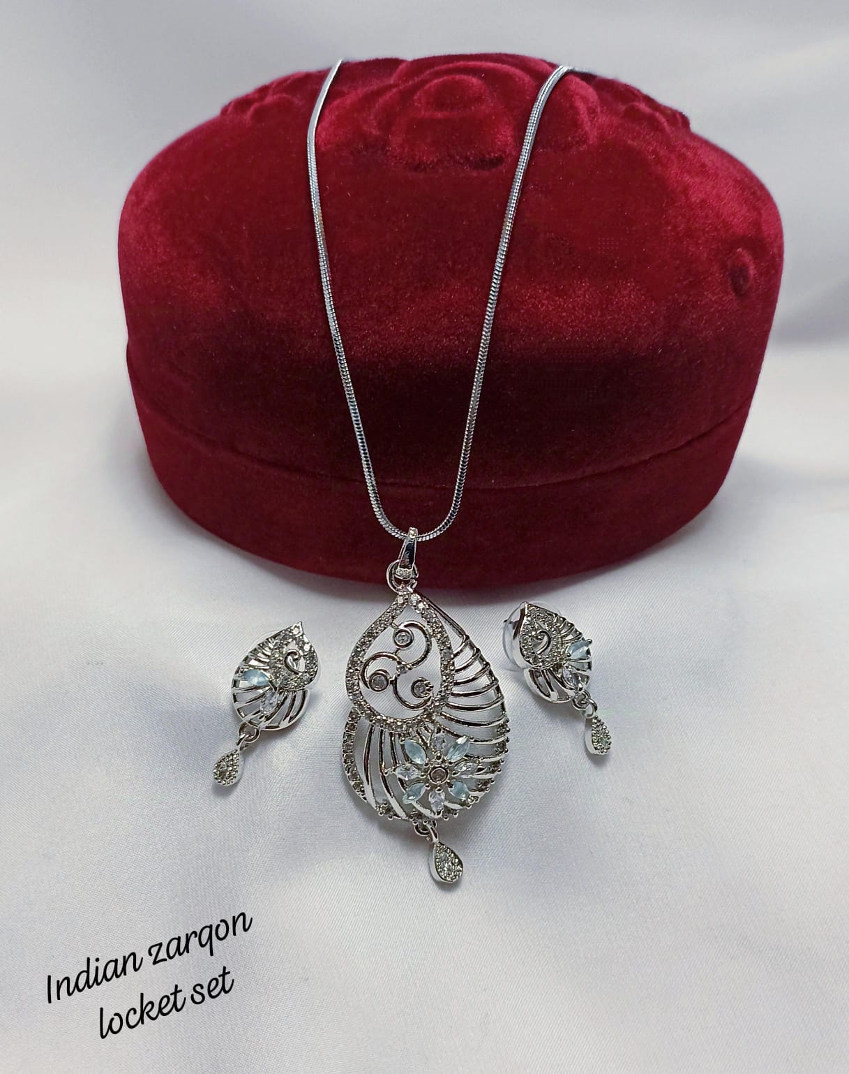 Zircon Locket Set