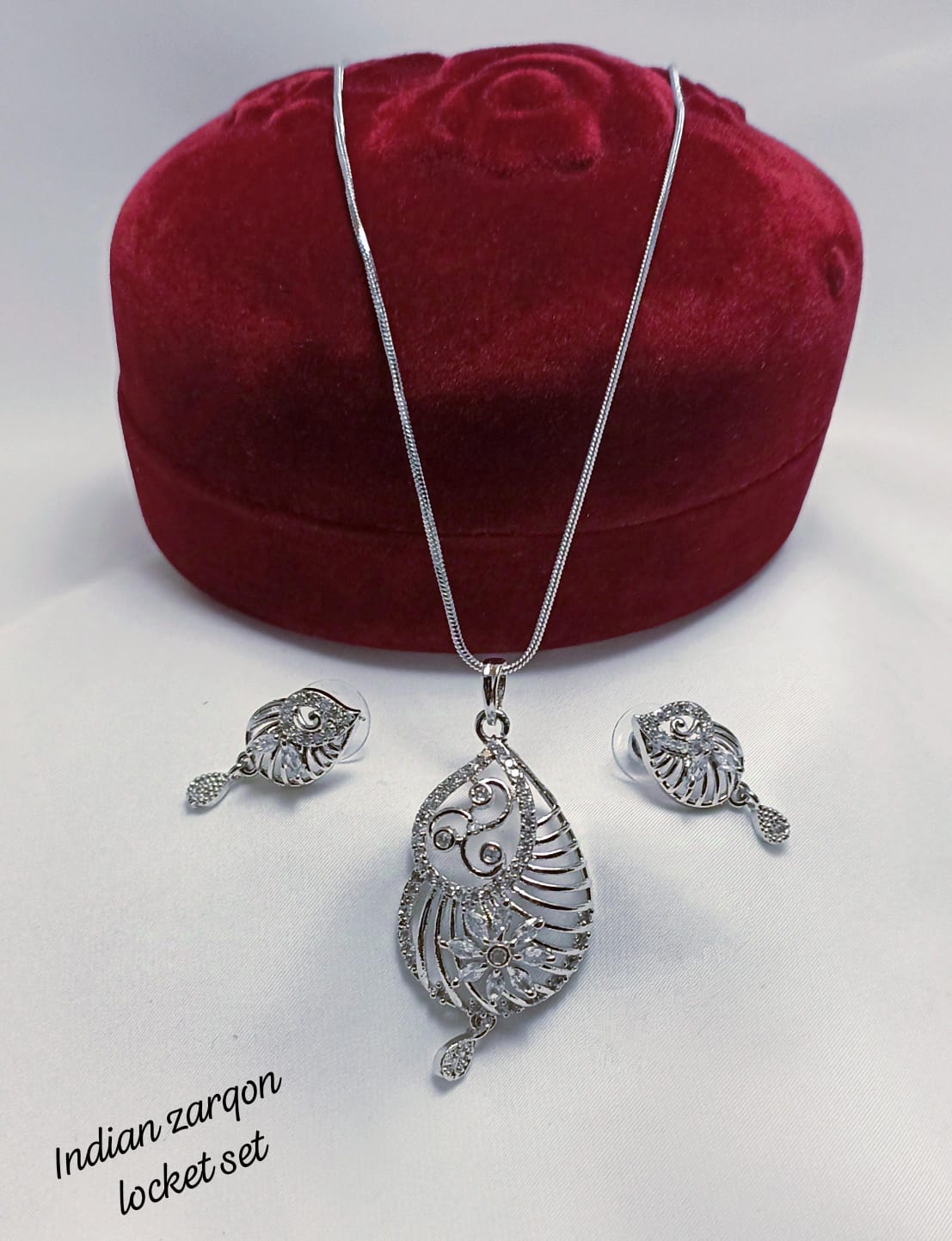Zircon Locket Set