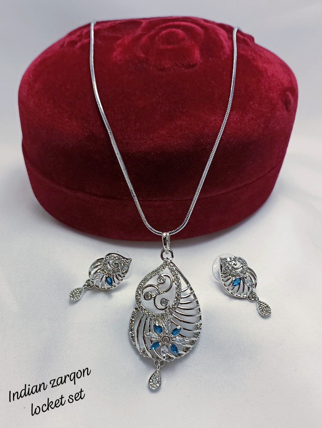 Zircon Locket Set