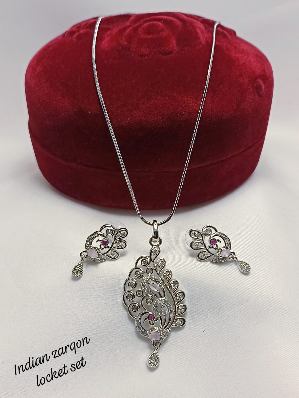 Zircon Locket Set