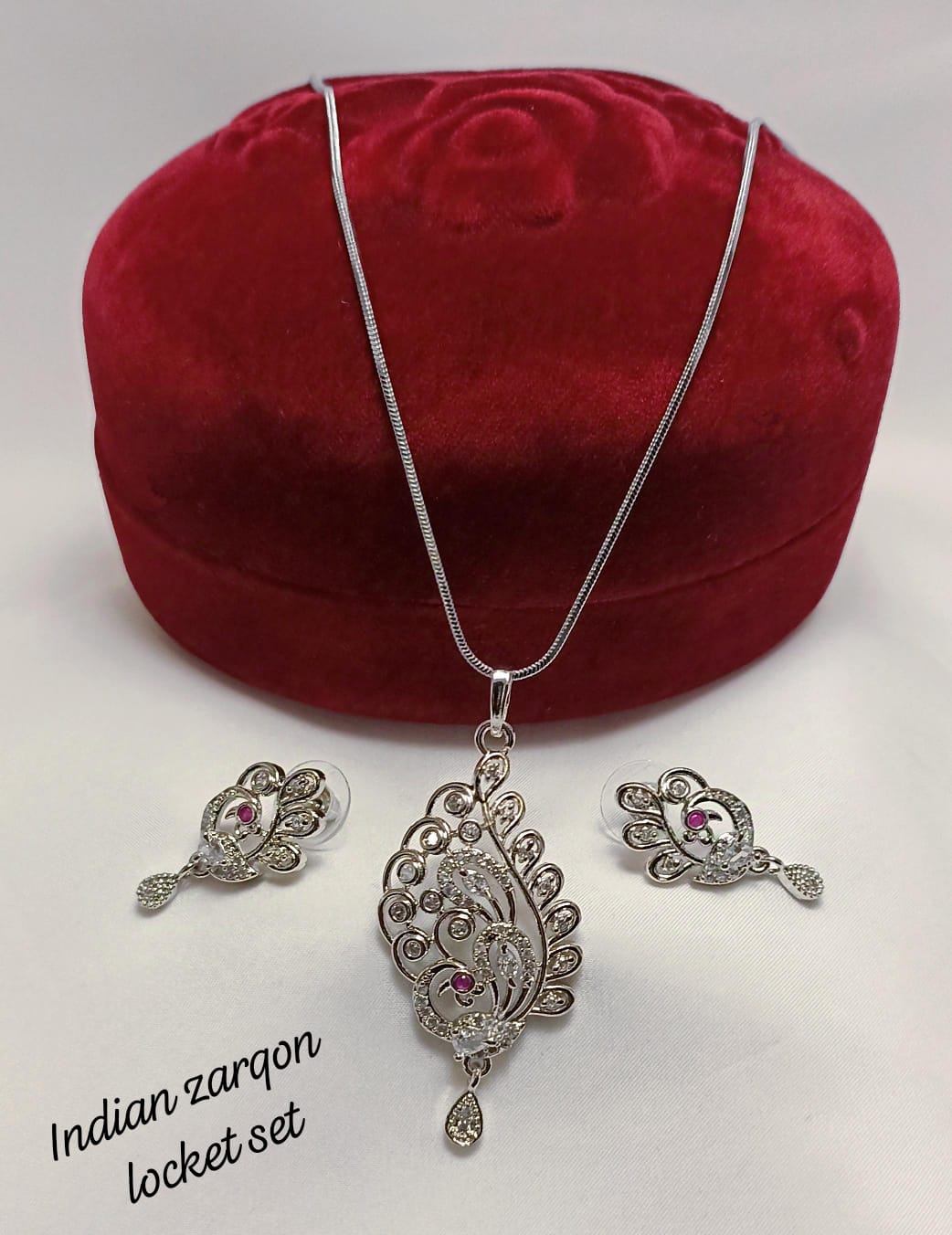 Zircon Locket Set